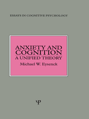 cover image of Anxiety and Cognition
